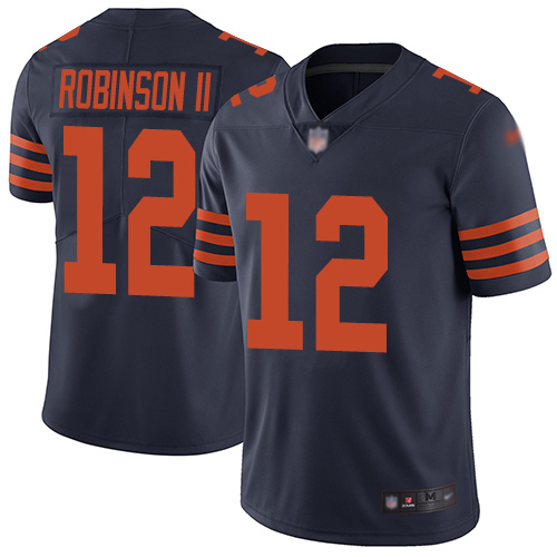 Chicago Bears Limited Navy Blue Men Allen Robinson Jersey NFL Football 12 Rush Vapor Untouchable